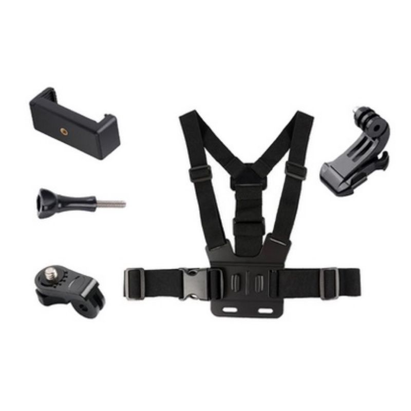 CHEST STRAP HP DAN GOPRO ACTION CAMERA DENGAN TALI STRAP