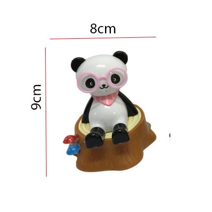 pajangan mobil boneka solar kaca mata 10.5cm