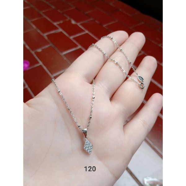 KALUNG JEDAR+ LIONTIN WAJIK MP FULL/ KALUNG PERAK ASLI SILVER 925 LAPIS EMAS/ KALUNG FASHION WANITA IMPOR TERBARU