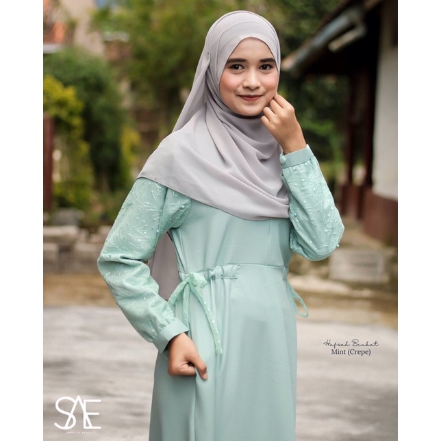 Gamis Hafsah Brukat Vol 1 original Simply Of Aegea