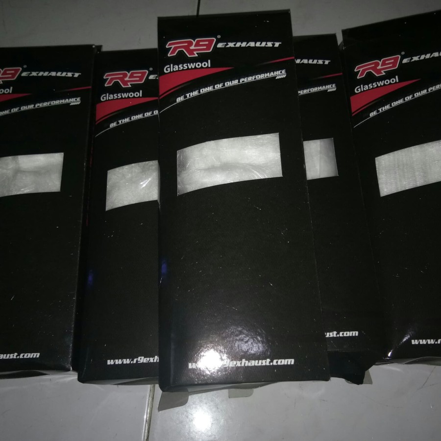 glasswool gaspul gasbul R9 knalpot peredam racing asli