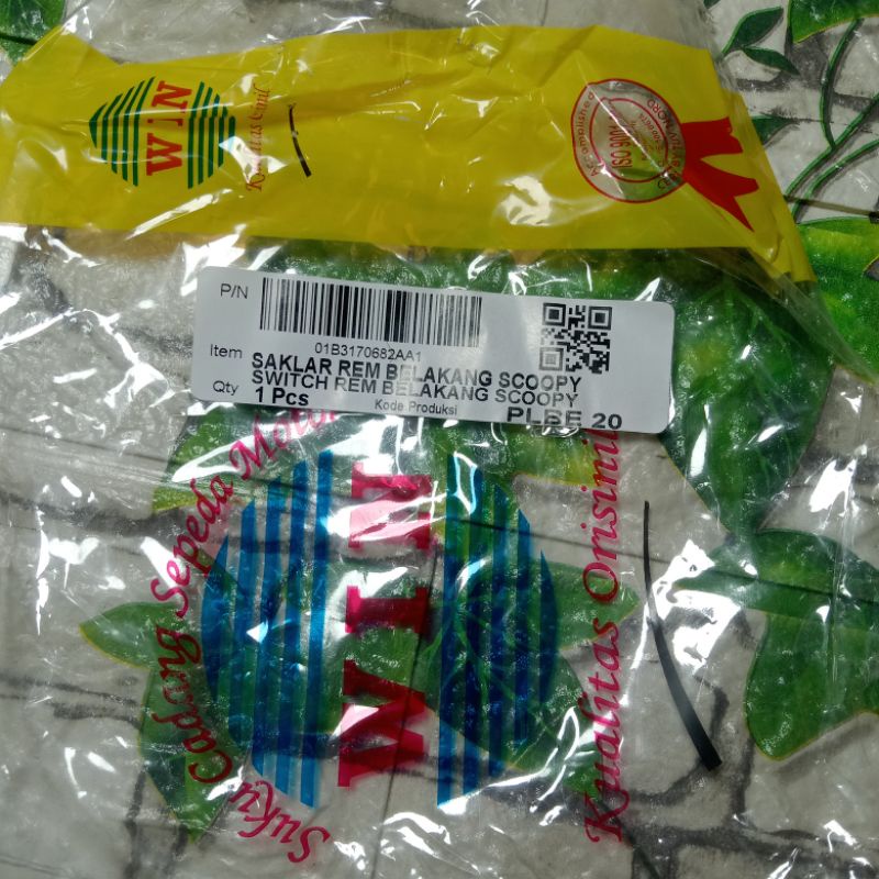 Switch Rem Belakang Motor Honda Scoopy All Matic Varian PNP Tinggal Pasang Merk WIN 1 Set Plus Per