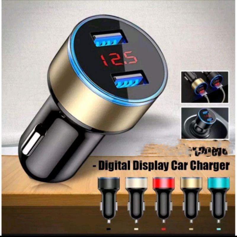 Charger Hp plus Voltmeter Mobil Dan Motor Yamaha Fazzio Vario Beat Nmax Aerox ADV Lexi