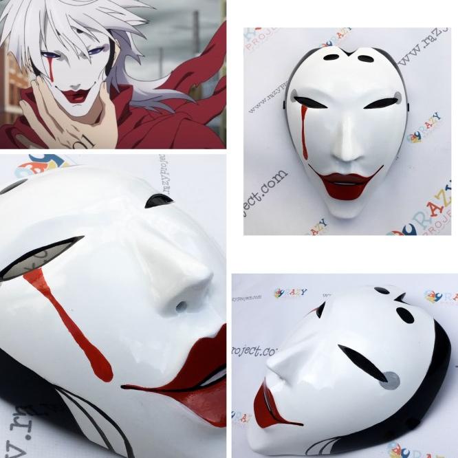 [TERLARIS] LICHT BACH RIHITO SAKA PLUNDERER MASK TOPENG KAYU COSPLAY ANIME JEPANG