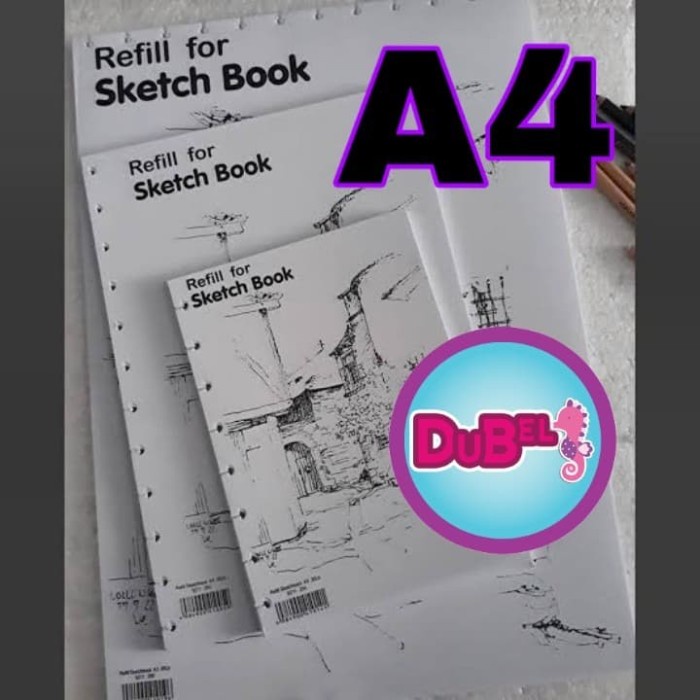 

Sketsagambar- Refill Sketch Book Lyra A4 -Buku-Gambar-Sketsa.
