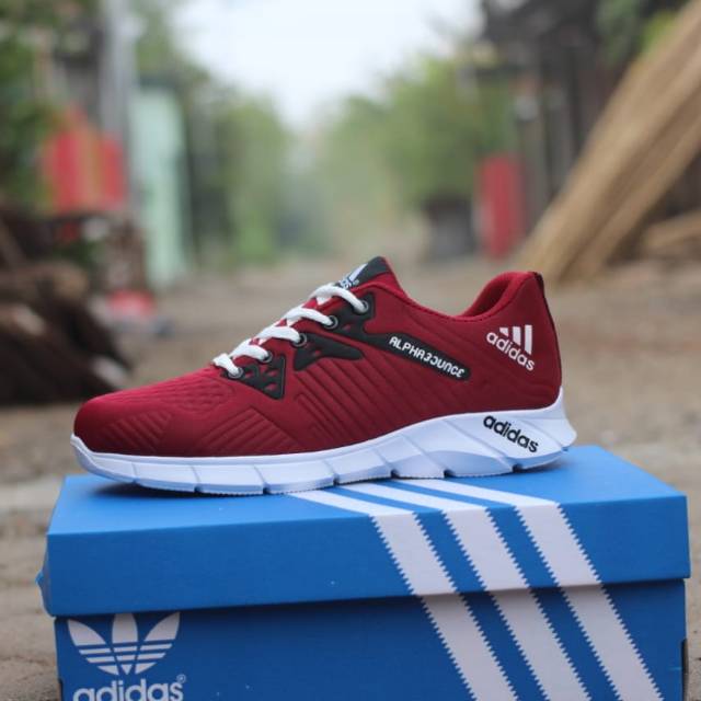 SEPATU COWOK ADIDAS ALPHABOUNCE ORIGINAL BOX