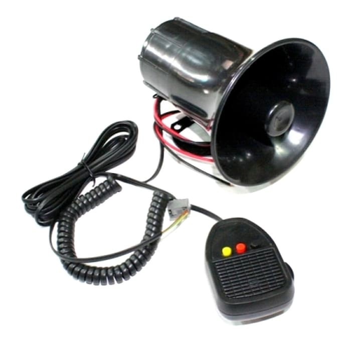 JUAL Klakson polisi sirine patwal mic 3 suara sirene horn anti air 3suara