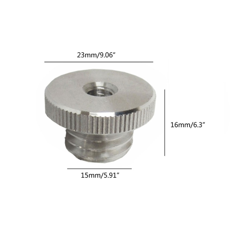 Cre Adapter Sekrup 1 / 4 &quot;Ke 5 / 8&quot; Untuk Tripod Level Laser 1 / 4 &quot;5 / 8&quot;