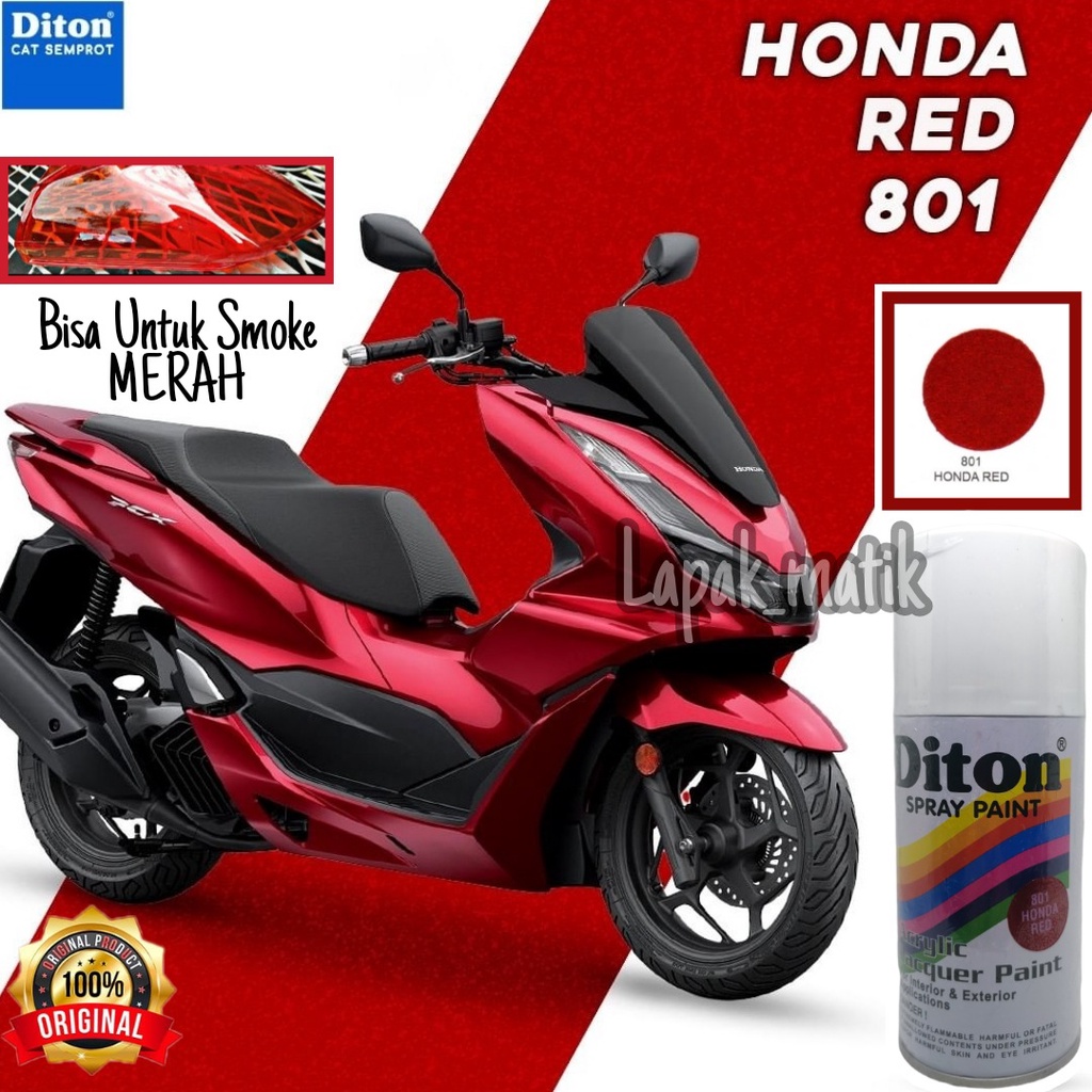 Pilok Diton MERAH CANDY HONDA RED 801 300ml