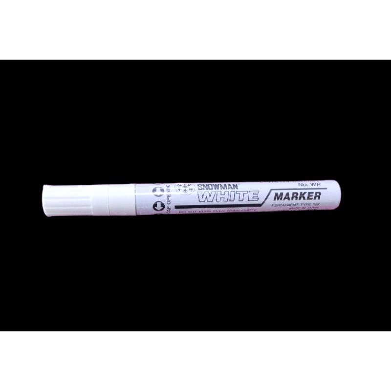 

Spidol Putih Snowman White Marker Permanent Type Ink