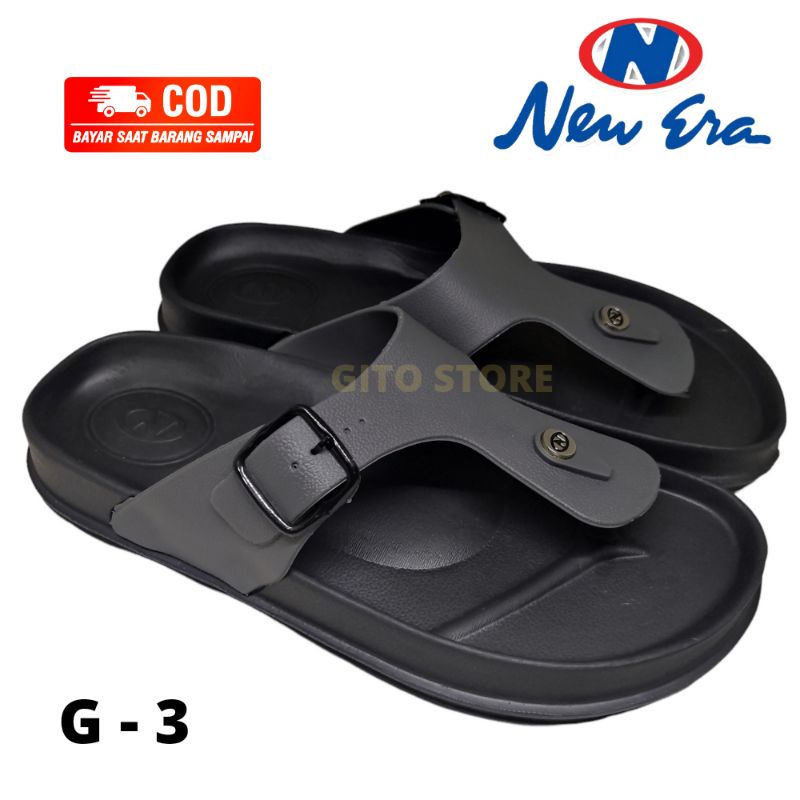 sandal pria new era- sandal santai pria-sandal jepit pria-sandal pria mura 39-43