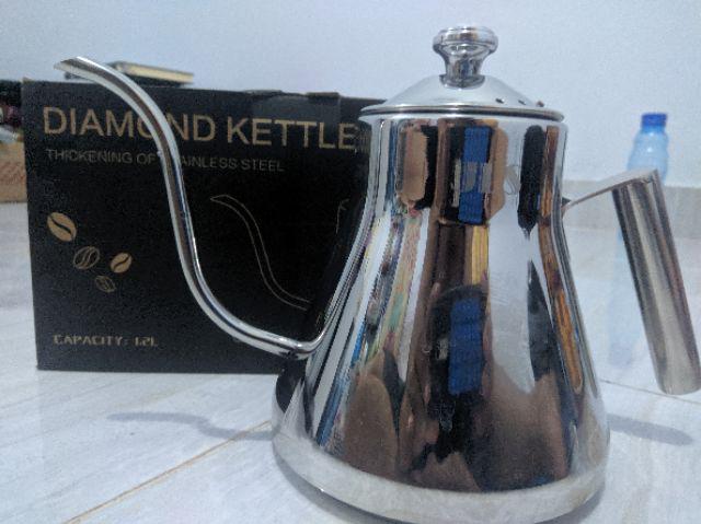 Pour Over Coffee/teko Leher Angsa/teko Kopi & Teh 1,2liter Murah