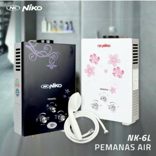 Best Seller Niko Water Heater Gas Nk 6l Pemanas Air Gas Digital Dan Otomatis Shopee Indonesia