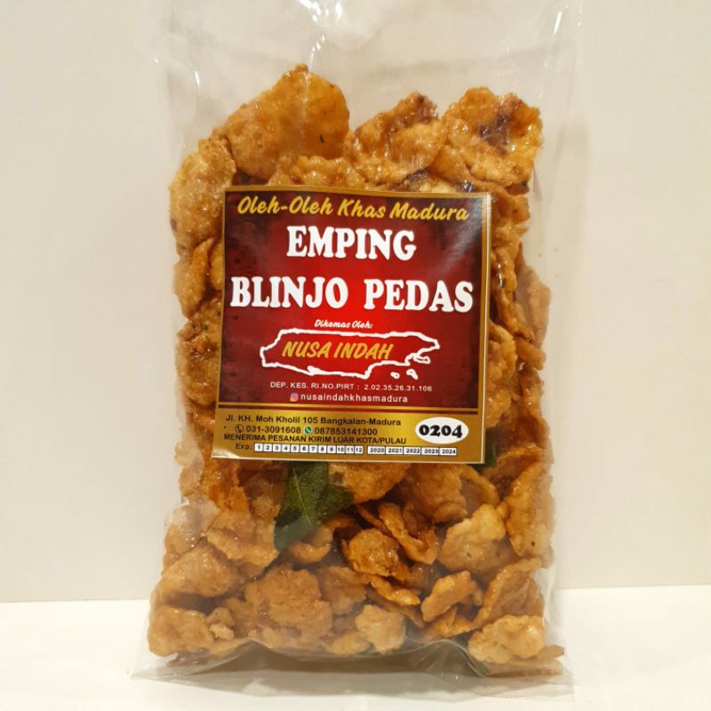

emping blinjo pedas