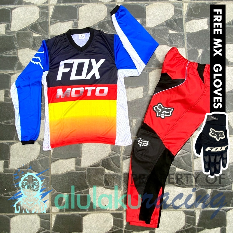 Jersey &amp; Celana MX Trail Motocross - Paket Bundling FOCT1203-F41