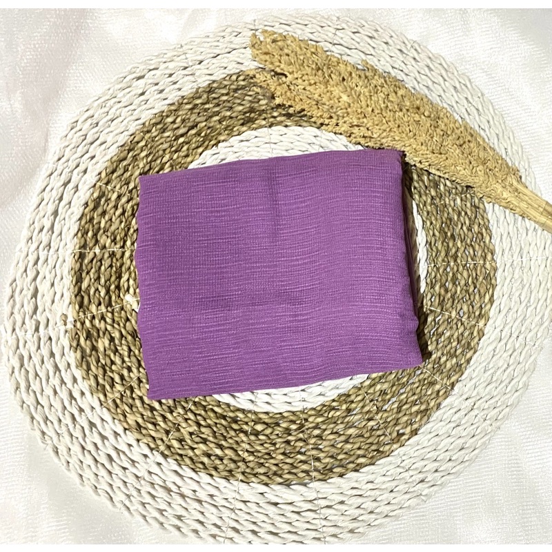 Jilbab segi empat Cornskin Premium Jahit Tepi/ Jilbab Serat Jagung / CORNSKIN-Lilac (neci)