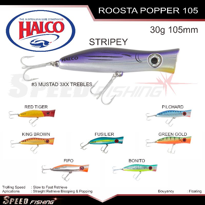 Halco Roosta Popper 105 30g Popping Lure