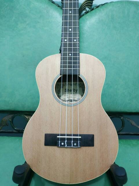 Ukulele Tenor Natural Merk Shelby 25 Inch Murah Bonus Senar Cadangan 1 Set dan Pick