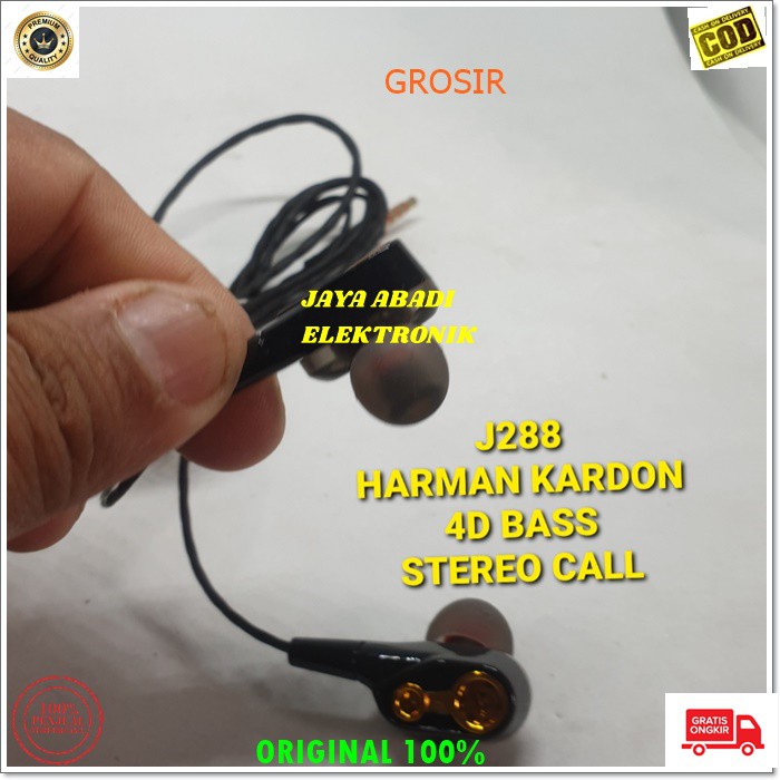 J288 4D HEADSET HP 3.5MM HANDSFREE STEREO DOBEL BASS SUPER EARPOD HEADSET HANDSFREE HEADPHONE EARPHONE MUSIC VOKAL AUDIO SOUND EARPOD IN EAR KARET KARAOKE MEGA BAS HIFI MEGABASS HANDPHONE AUDIO SUARA SMULE KARAOKE BISA KESEGALA JENIS GADGET SUARA JERNIH