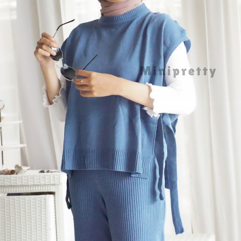 Rompi Rajut Tali Vest Knit Outer Shopee Indonesia Rompi Rajut Tali Vest Knit Outer Shopee Indonesia