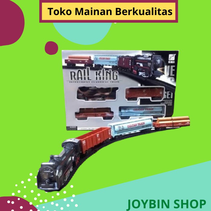 (Bisa COD) JS85 Mainan Railking Kereta Api Anak Anak Thomas Remot Kontrol