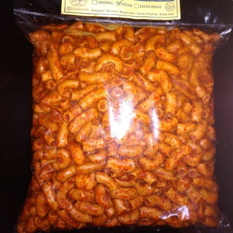 

(COD)500gr Makaroni BANTAT enak pedes gurih kemasan/setengah kilo