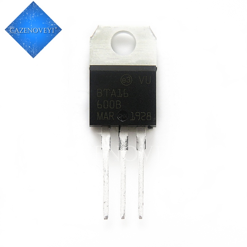 5pcs Ic Bta16-600B Bta16-600 Bta16 To-220 16a 600v