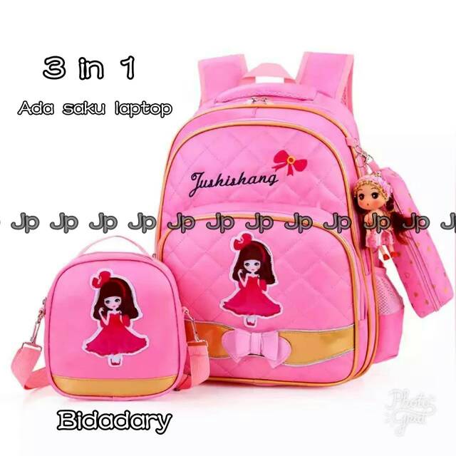 Promo!!Tas kids sekolah/ransel anak set TK SD PAUD