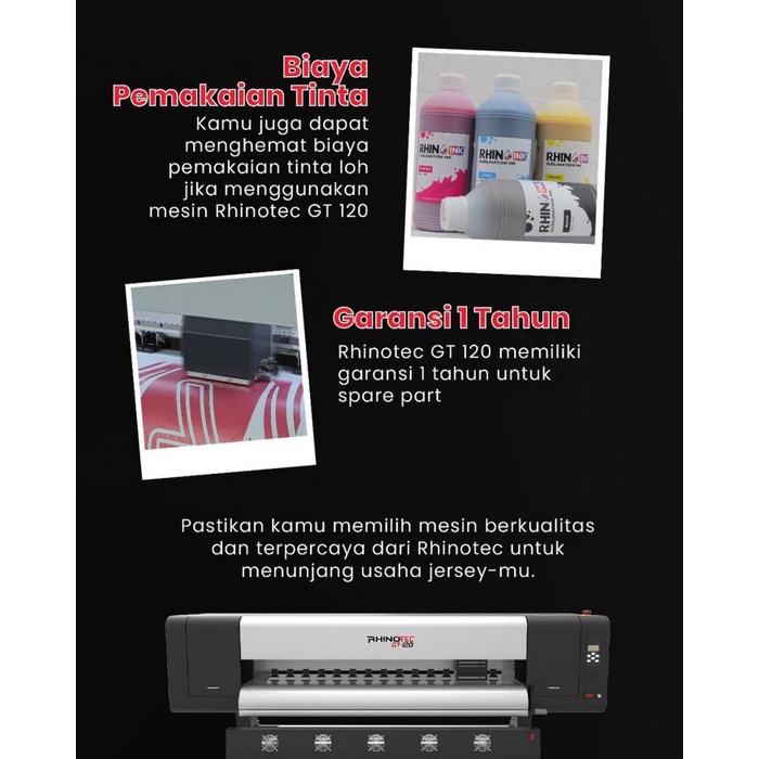 Rhinotech GT 120 Mesin Sublime (Sublimation)