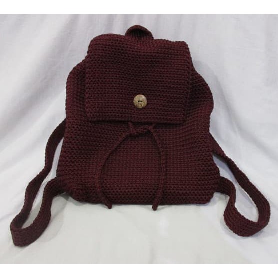 Tas Ransel/Gendong Anak Sekolah Dewasa Rajut