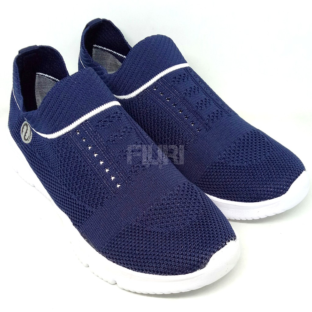 FIURI - Ardiles Original - Neox Grab 39-44 Navy - Sepatu Sneakers Pria - Sepatu Olahraga Pria - Sepatu Knit Rajut Pria - Sepatu Jogging Pria - Sepatu Sport - Sepatu Slip On Pria - Sepatu Cowok