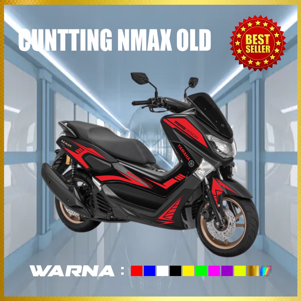 STICKER CUTTING YAMAHA NMAX OLD CUTTING STICKER NMAX LAMA