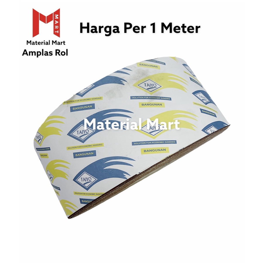 Amplas Roll Halus | Amplas Besi Kasar | Amplas Meteran Roll Murah |Material Mart