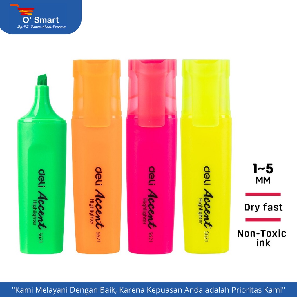 

DELI Highlighter S621/Stabilo Warna