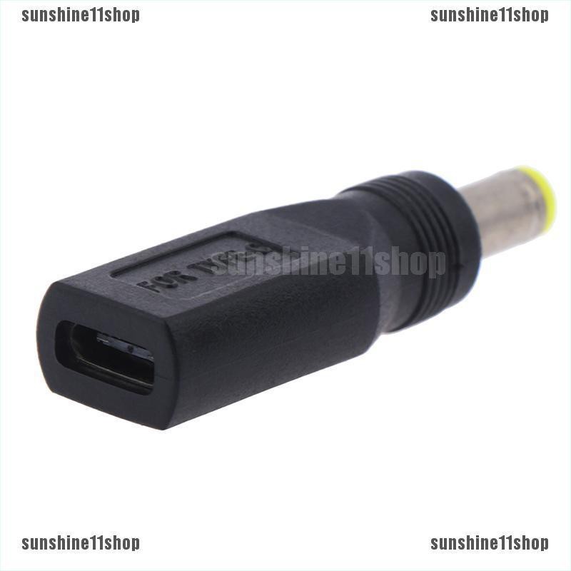 1pc USB 3.1 Tipe C Female to 5.5mm x 2.5mm Male DC Power