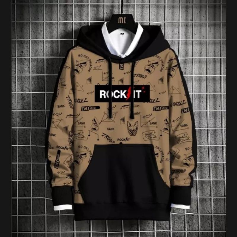 COD/DS/SWEATER HOODIE ROCK IT ( M-L )