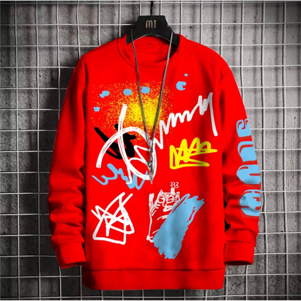 Sweater Grafiti 333 Babyterry UK M L - Flava_Store