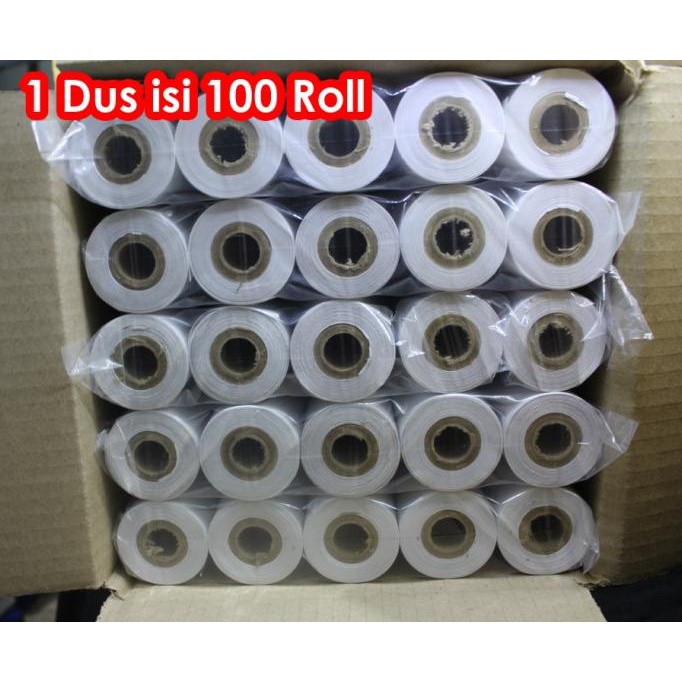 

1 Dus isi 100 Roll Thermal Roll Paper 58x40 Cash Register Star Seller Termurah