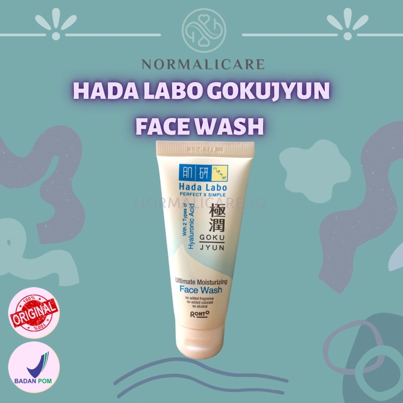 READY STOCK Hada Labo Gokujyun Ultimate Moisturizing Face Wash BISA COD ORI 100% HADALABO FACIAL WAS