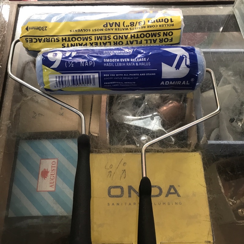 rol cat + gagang/ rol cat tembok/ isi rol + gagang cat