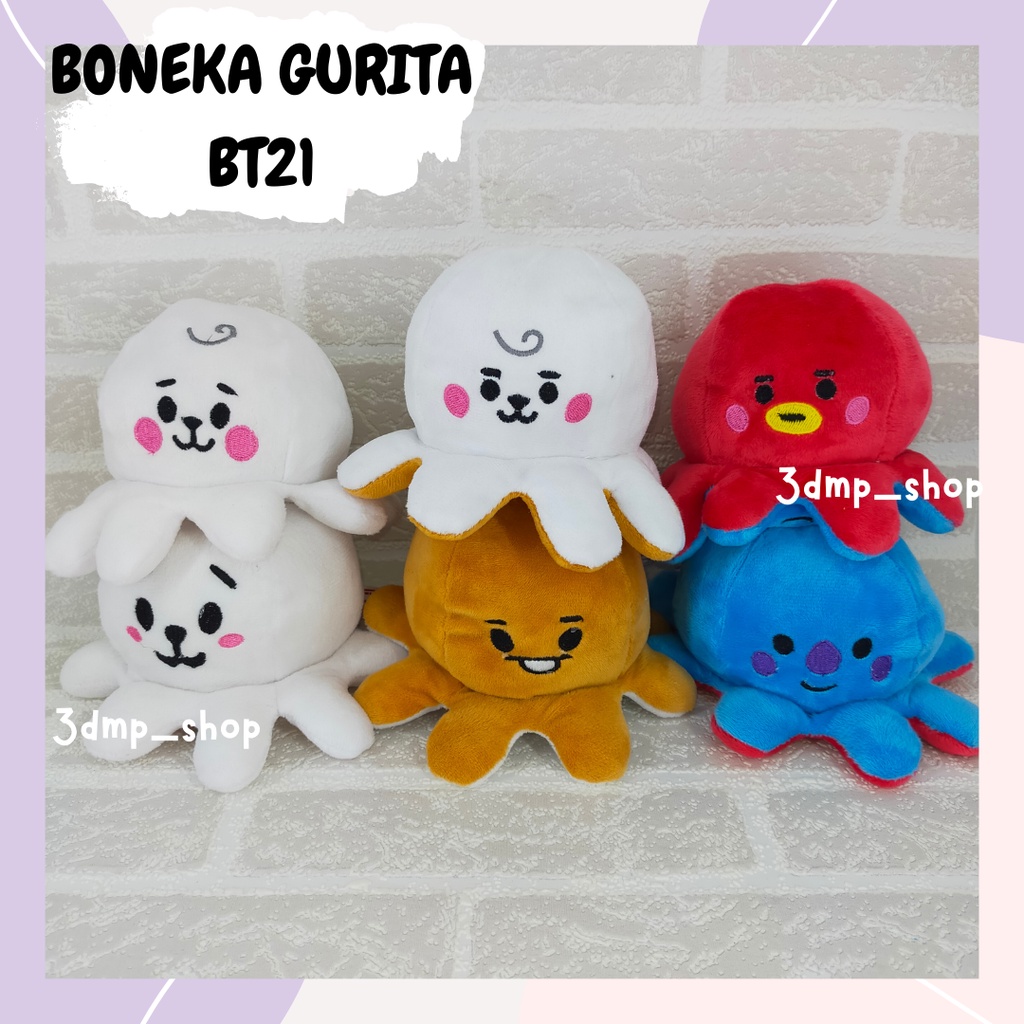 Boneka Gurita BT21 Tata Koya Rj Shooky