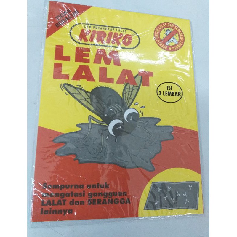 

lem lalat kiriko isi 3 lembar