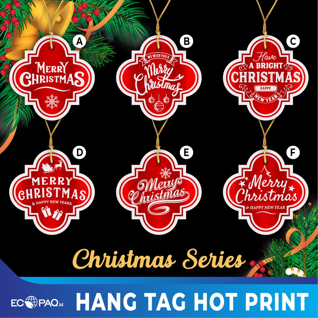 

Hangtag - Hang Tag - Aksesoris NATAL - Christmas isi 100 pcs - HTN 2 (100 pcs)