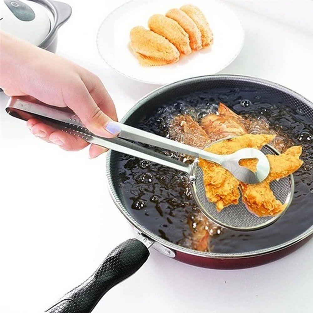 Top Filter Sendok Gadget Penggorengan Minyak Stainless Steel Fried Chicken Drumsticks Colander