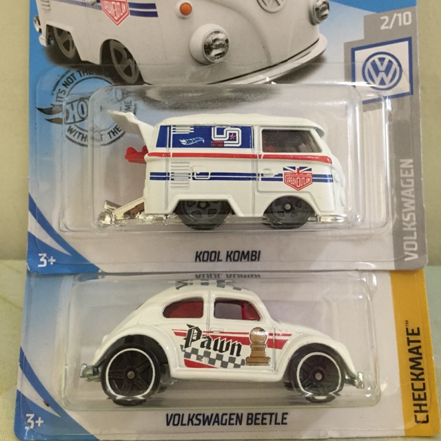 Hotwheels VW KOOL COMBI & BEETLE