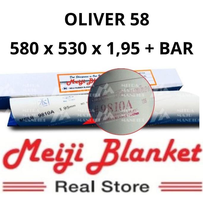 

BLANKET MEIJI 9810 A, SINO Japan, OLIVER 58, 580 x 530 x 1,95 + BAR