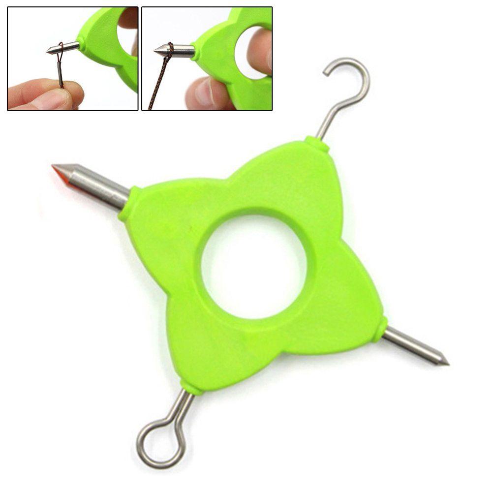 Augustina Knotting Knot Tool Knotter Tool Set Alat Penarik Umpan Pancing Cara Kasar Feeder For Carp Rig Chod Cable Puller Fishing Tools Alat Pancing 4in1 Puller Line Tool