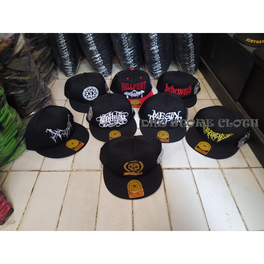 TOPI DISRTO PRIA SNAPBACK BORDIR SNAPBACK HIPHOP SNAPBACK METAL