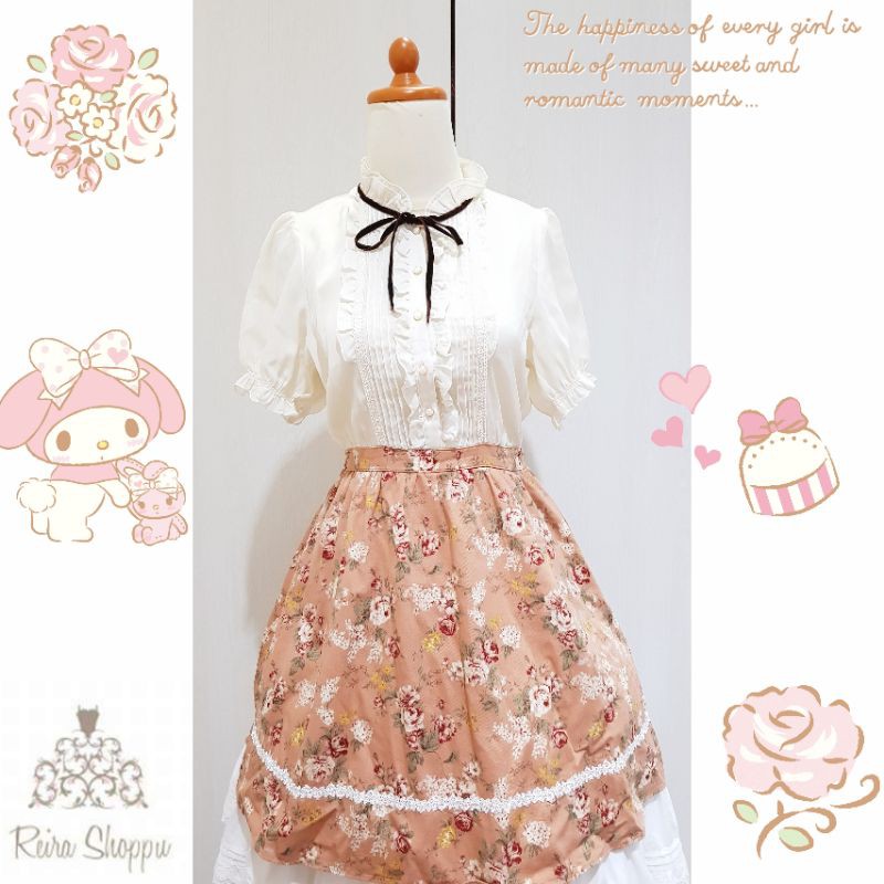 Amavel Floral Ribbon Dress