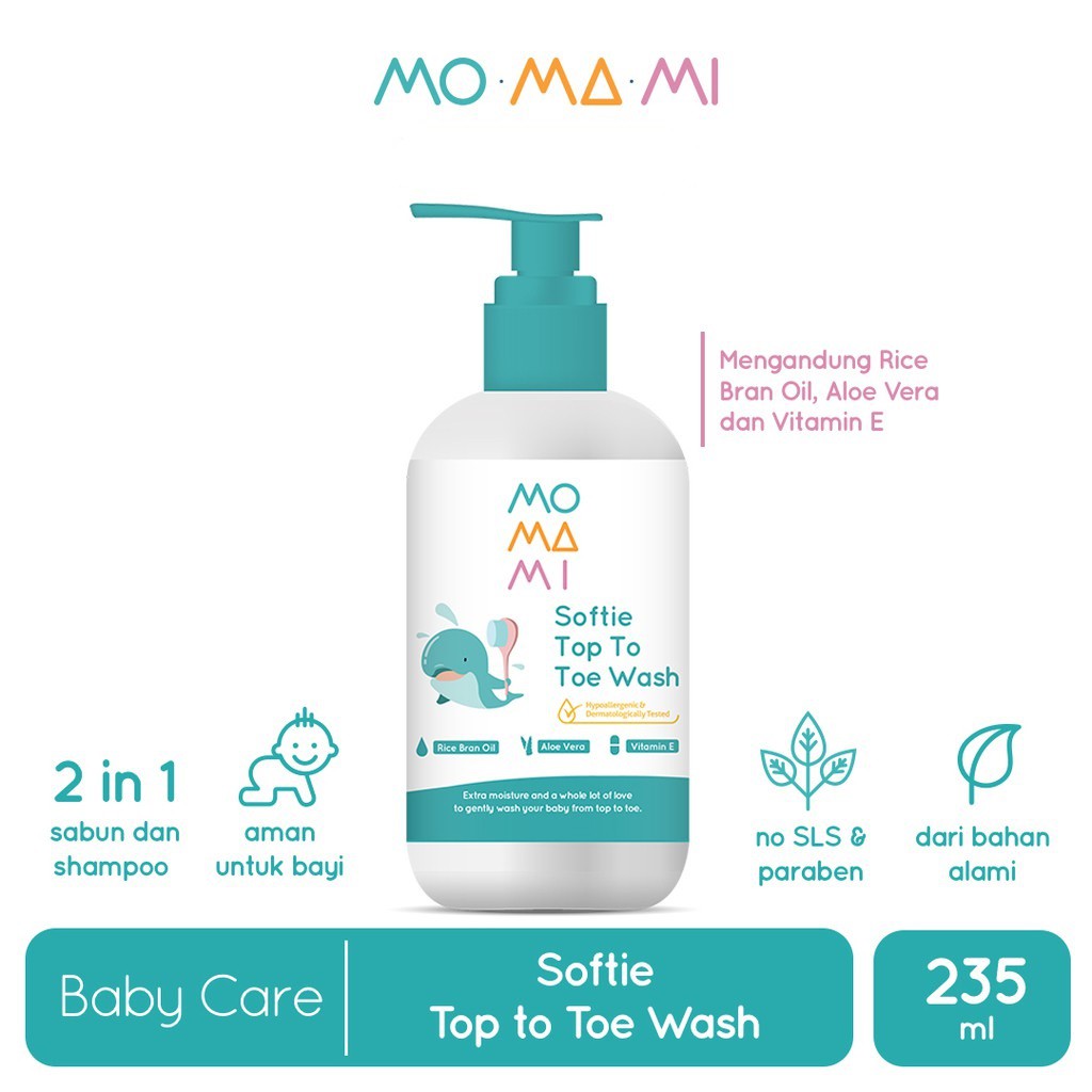 Momami Softie Top To Toe Wash - Sabun Bayi